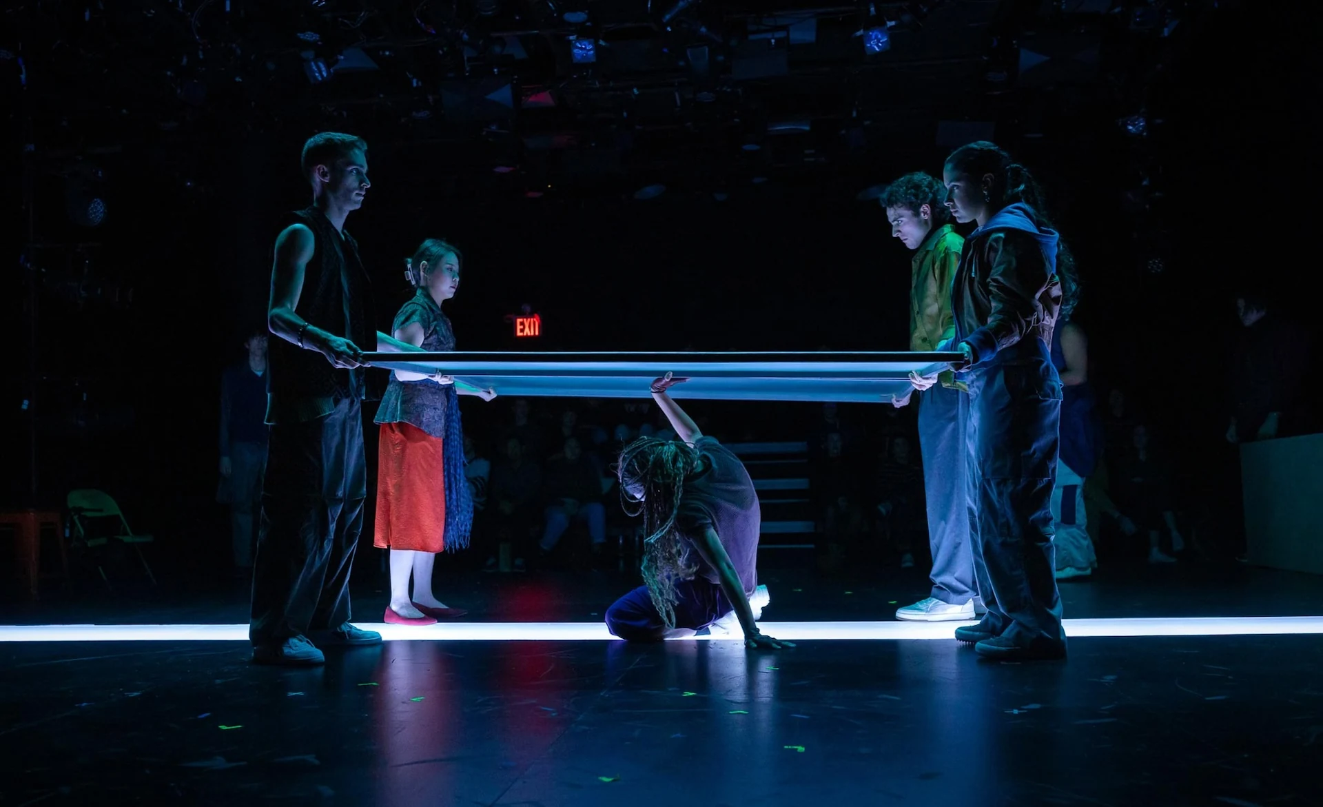 Anxiety is the Dizziness of Freedom — production image