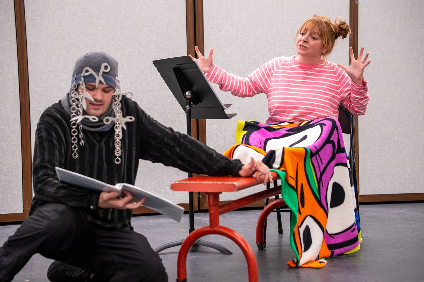 I’m Breaking Up With Scissorface — production image